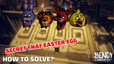 Fnaf Easter Egg Bendy And The Dark Revival How To Solve Alice Angel