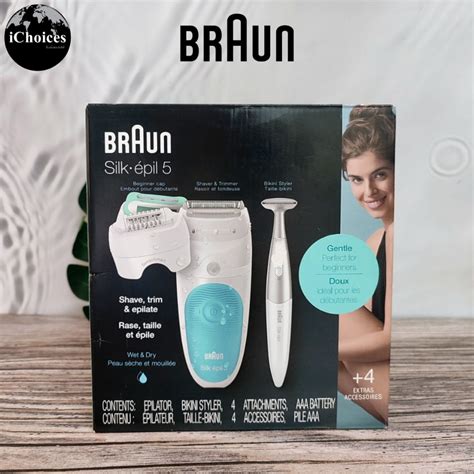Braun Silk Pil Shave Trim Epilate With Bikini Styler Ses Epilator With Trimmer