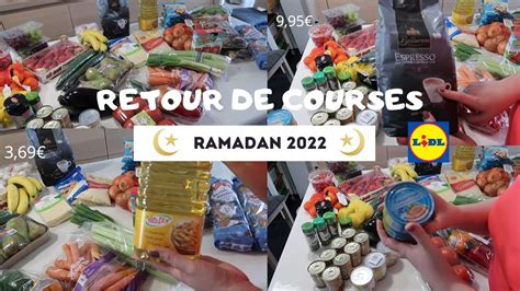 Ramadan Retour De Courses Lidl Youtube