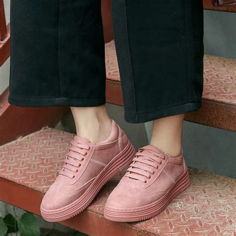 2018 Fashion Genuine Leather Women Sneakers Shoes For Women Lace Up