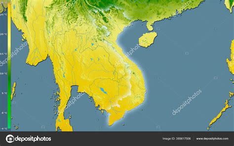 Mean Temperature Coldest Quarter Vietnam Area Stereographic Projection