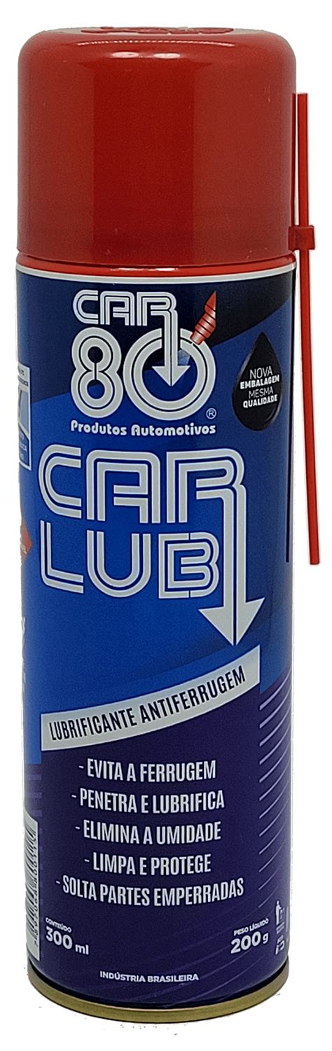 Desengripante Spray Car Lub Completo Anti Ferrugem Lubrificante Elimina