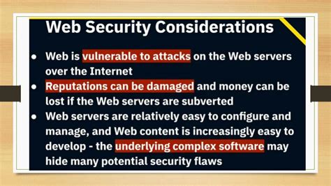 Solution Web Security Considerations Studypool