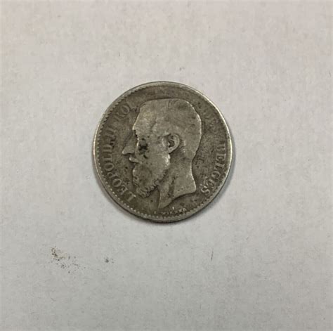 Belgium Franc Leopold Ii Coin Ebay