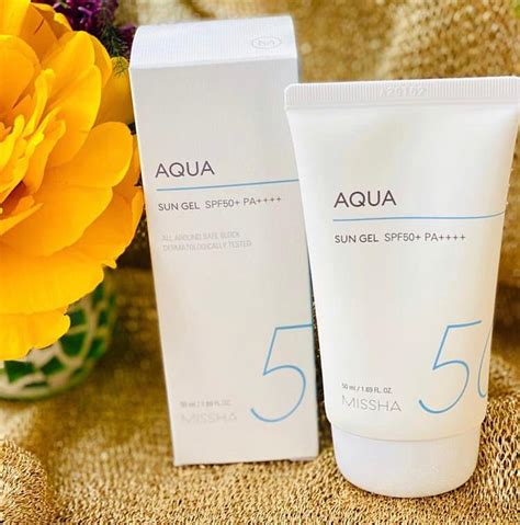 MISSHA All Around Safe Aqua Sun Gel SPF 50+ PA ++++ | GlowSkin ...