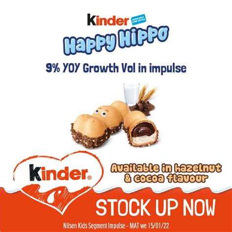 Kinder Happy Hippo Chocolate Biscuit G Best One