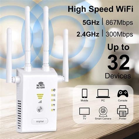 Aigital Wifi Booster Mbps Wifi Blast Long Range Extender Ultra