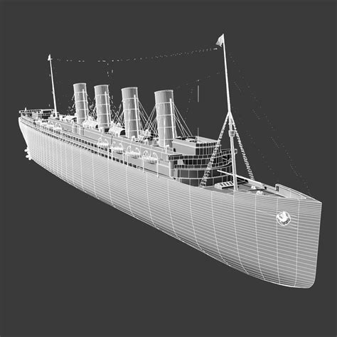 RMS Lusitania 3D Model $39 - .fbx .max .ma .wrl .obj - Free3D