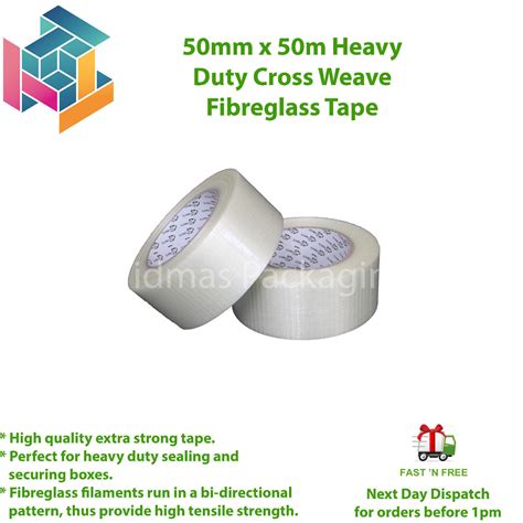 Mm X M Heavy Duty Cross Weave Fibreglass Reinforced Filament