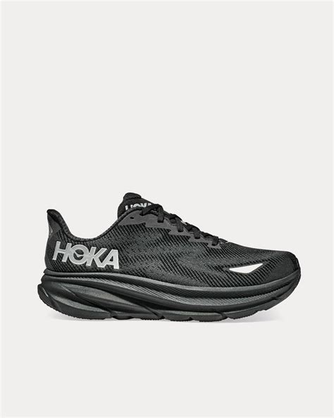 Hoka Clifton 9 GTX Black / Black Running Shoes - Sneak in Peace