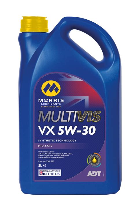 Multivis ADT VX 5W 30 Automotive Engine Oils Automotive Morris Lubricants