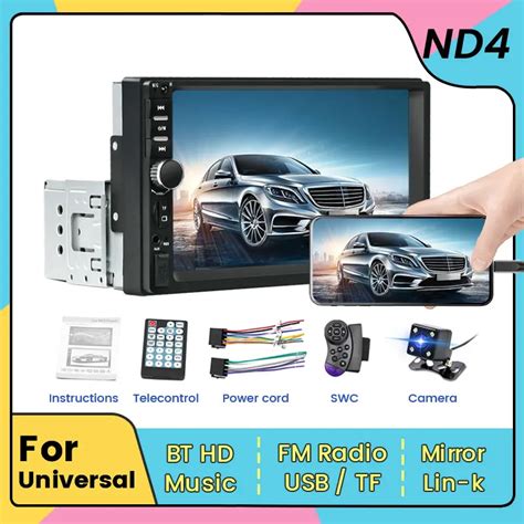 Navifly Nd Inch Universal Din Car Radio Mp Player Multimedia Gps