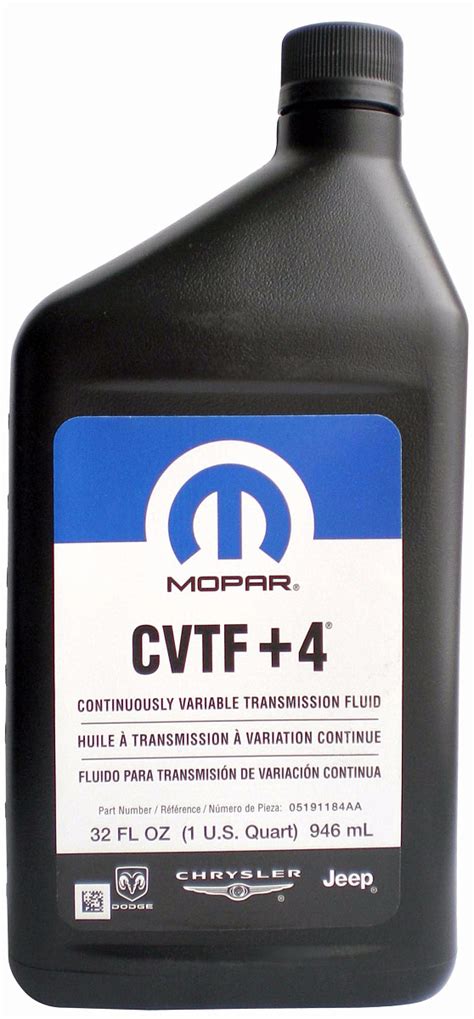 Трансмиссионное масло MOPAR CVTF+4 0,946 л. в Москве в интернет ...