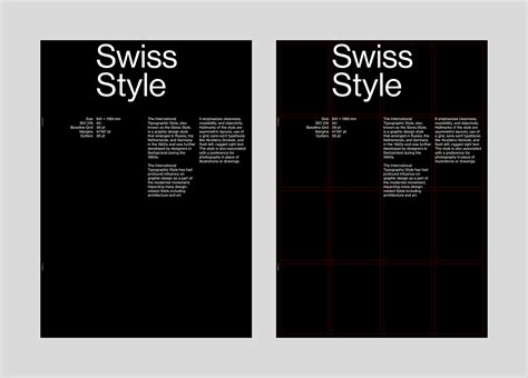 Swiss Style A0 Poster Grid System For InDesign Behance