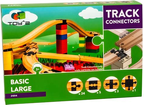 Kjøp Toy2 Track Connectors Stort Basic Pack | Jollyroom