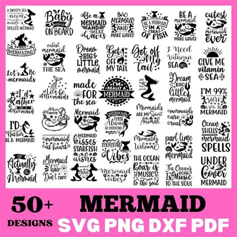 The Little Mermaid Quotes Svg - Etsy