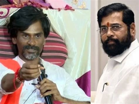 Manoj Jarange Patil Warning To Cm Eknath Shinde Over Maratha Kunbi