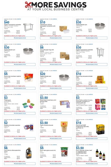 Costco Business Centre Instant Savings Flyer February To March