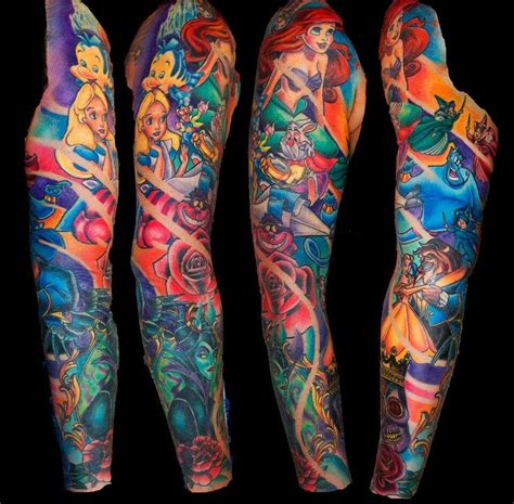 Disney Tattoo Sleeve Designs