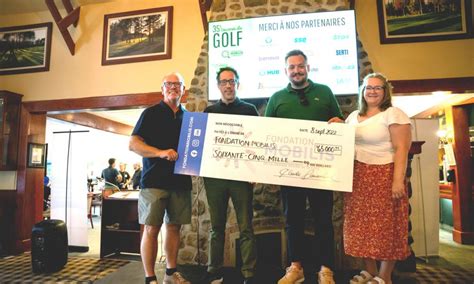 Un Montant Record Amass Lors Du Tournoi De Golf De La Corporation