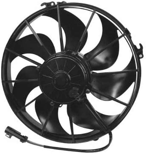 Spal Puller Fan Volt High Output Curved Blade Cfm