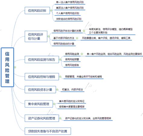 2020年银行中级《风险管理》第四章思维导图 银行从业资格 正保会计网校