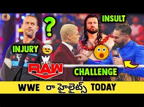 Bad News Cm Punk Injured Roman Reigns Insulted Seth Rollins Cody