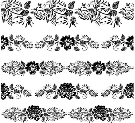 Floral Borders free vector free download