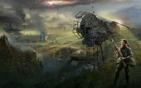 Жизнь после смерти: мир постапокалипсиса в картинах Sci-Fi художников ...