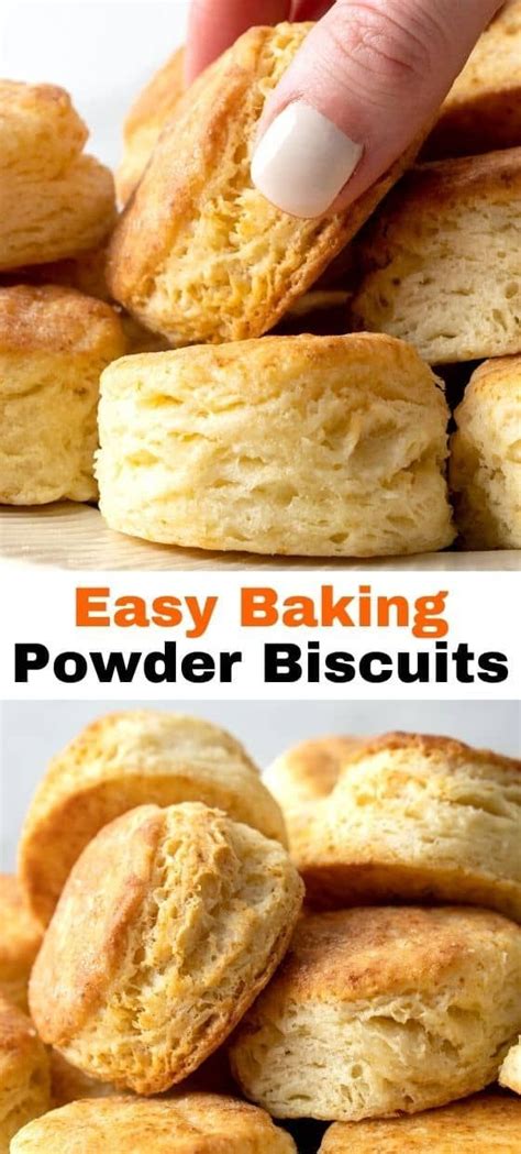 Easy Baking Powder Biscuits Recipe Baking Powder Biscuits Homemade Biscuits Recipe Quick