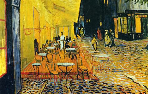 Lengua castellana ESO Terraza de café por la noche de Vincent van Gogh