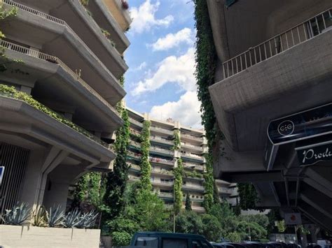 The Juxtaposition Of Plant Life And Concrete At The Brutalist Edificio