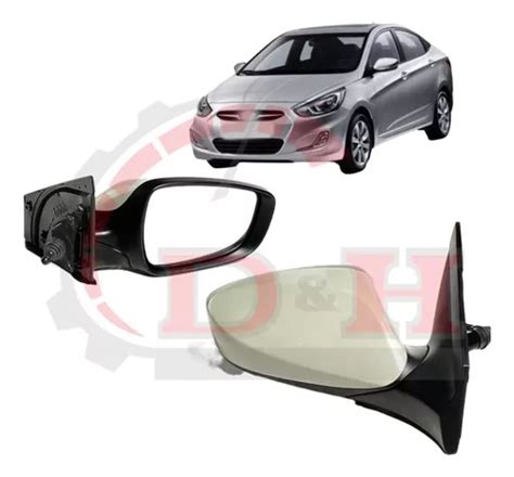 Espejo Derecho Manual Shm Hyundai Accent Rb 2011 2021 1r Cuotas Sin