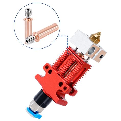 Bi Metal Heat Breaker Hotend Throat Pipe Tube 3dprinter V5ac Se 6 Heat