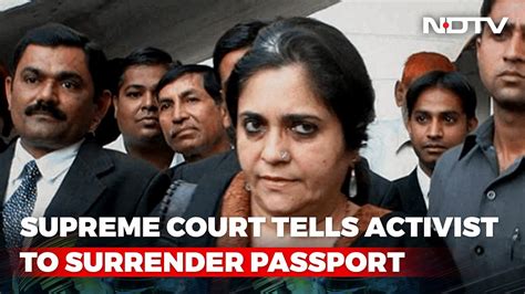 Activist Teesta Setalvad In Jail Since June Gets Supreme Court Relief