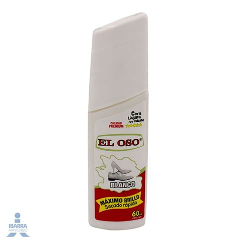 Cera Liquida El Oso Blanca 70 Ml Ibarra Mayoreo