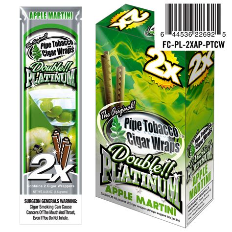 Double Platinum Blunt Wraps Apple Martini