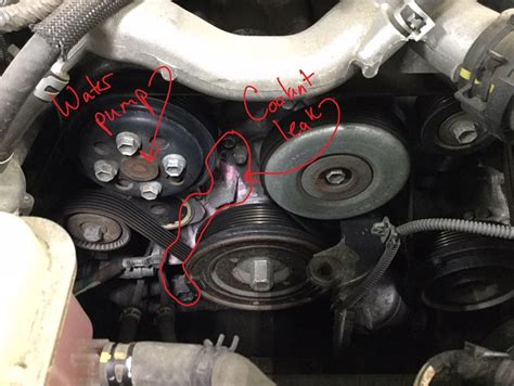 LS460 Coolant Leak A Failing Water Pump