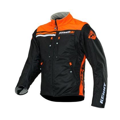 Veste Enduro Kenny SOFTSHELL ENDURO BLACK NEON ORANGE Motoblouz