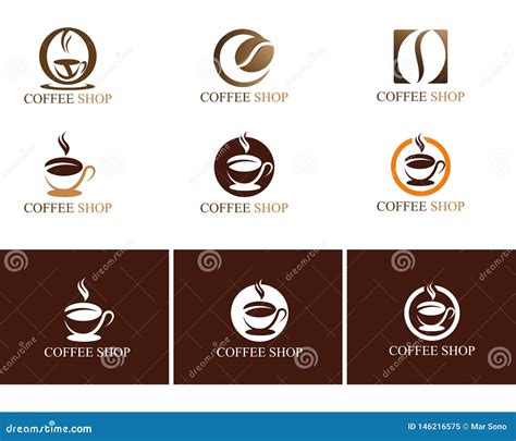 Plantilla Del Logotipo De La Cafeter a Ilustración del Vector