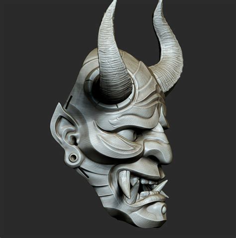 Traditional Japanese Hannya Mask Oni Masksamurai Mask Decor Etsy Australia