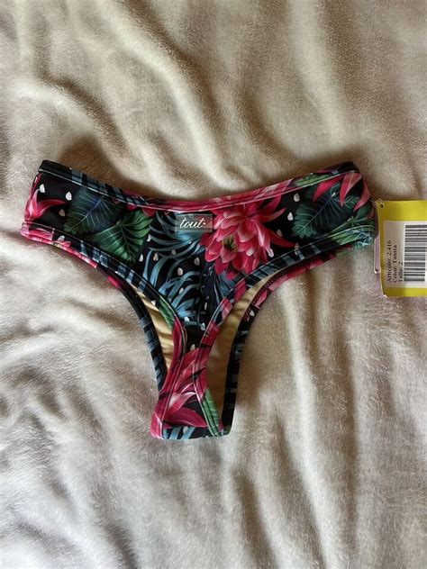 Hawaiian Print Bikini Bottom Size Medium EBay