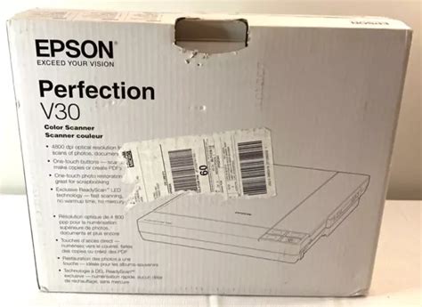 EPSON PERFECTION V30 Flatbed Color Scanner new boxed item $85.00 ...