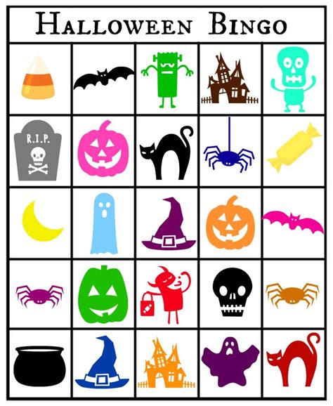 Free Printable Halloween Themed Bingo Cards Jenny At Dapperhouse