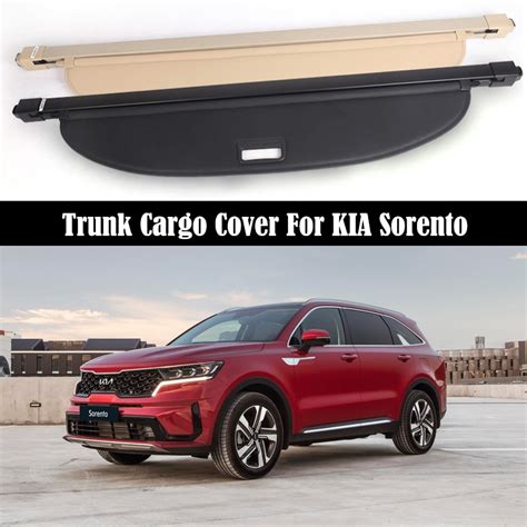 Trunk Cargo Cover For Kia Sorento Security Shield Rear