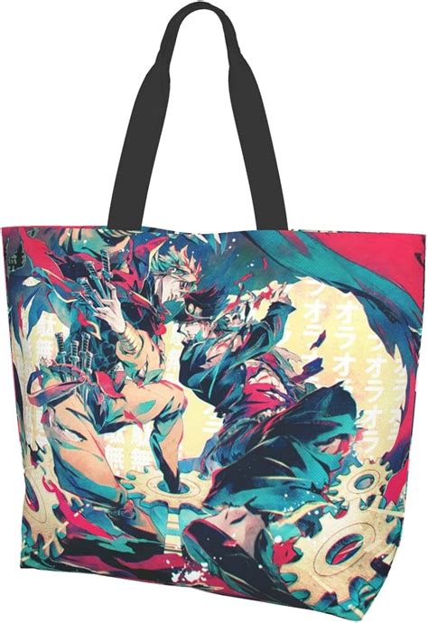 Anime Jojo S Bizarre Adventure Shoulder Bag High Capacity Lightweight And Portable Waterproof