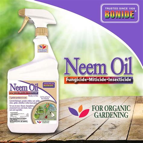 Bonide 32 Oz Neem Oil Fungicide Miticide And Insecticide Ready To Use