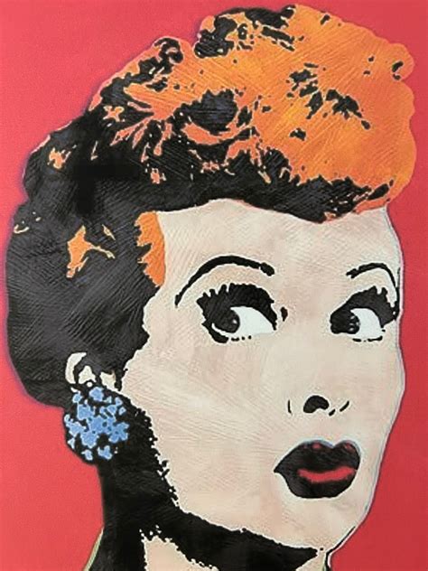 Andy Warhol After Lucille Ball Limited Etsy