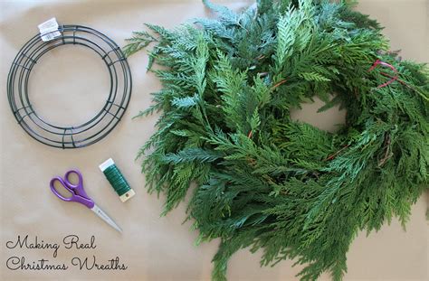 Wonderfully Made: Making Real Christmas Wreaths