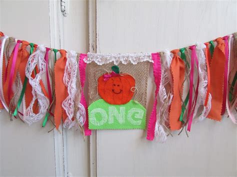 Little Pumpkin Banner Pumpkin First Birthday Banner Pumpkin Etsy